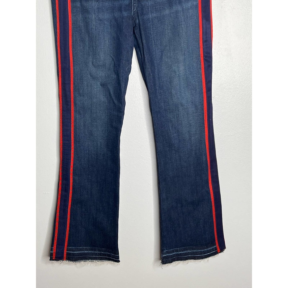 Veronica Beard Carolyn 10" Baby Boot Jeans Size 30 - Mid Rise Medium Wash Blue - Picture 6 of 14